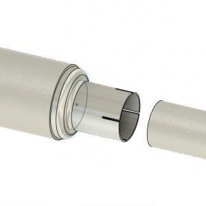Auspuffadapter AD 40 – ID 38–70 mm (AD→ID)