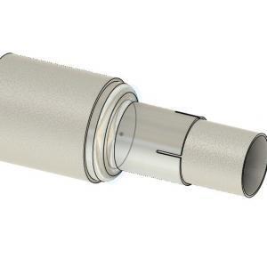 Auspuffadapter AD 40 – ID 38–70 mm (AD→ID)
