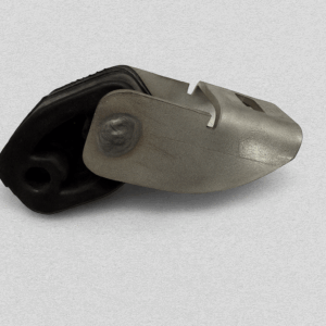 Auspuffhalter Edelstahl mit Gummilager