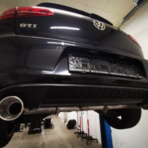 VW Golf 7 GTI Duplex Endschalldämpfer – Edelstahl Sport-Endrohr (Export/Motorsport)