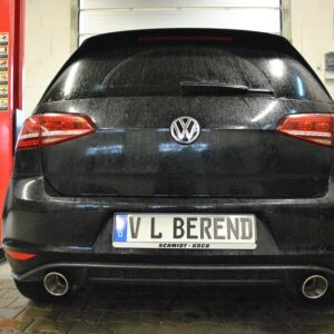 VW Golf 7 GTD Endrohranlage 100 mm – Active Sound kompatibel, mit ABE (eintragungsfrei)
